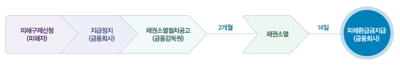 보이스피싱 피해금 환금절차 안내도